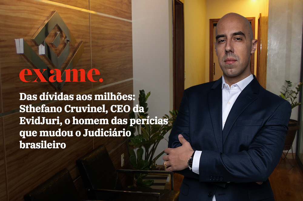 De Devedor a Referência Nacional: Sthefano Cruvinel, CEO da EvidJuri, Foi Apontado pela Exame Como o Homem das Perícias que Hoje Fatura Milhões