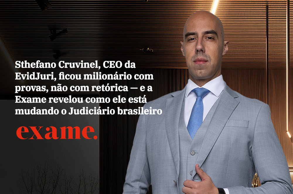 Menos Teses, Mais Provas: Sthefano Cruvinel, CEO da EvidJuri, Ignorou o Caminho Tradicional, Faturou Milhões e Virou Manchete na Exame