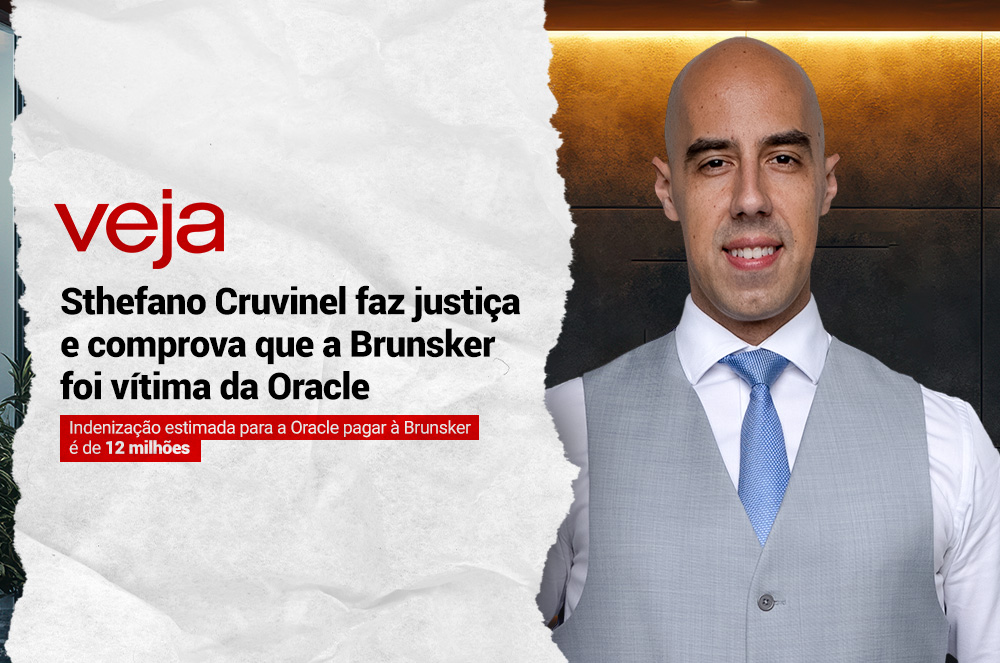 Reviravolta no Caso Oracle x Brunsker Ganha Repercussão Nacional na Veja com análise de Sthefano Cruvinel, CEO da EvidJuri