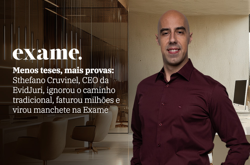 De Endividado a Milionário: Sthefano Cruvinel, CEO da EvidJuri, Ganhou Evidência na Exame Como o Homem das Perícias que Mudou o Jogo no Judiciário