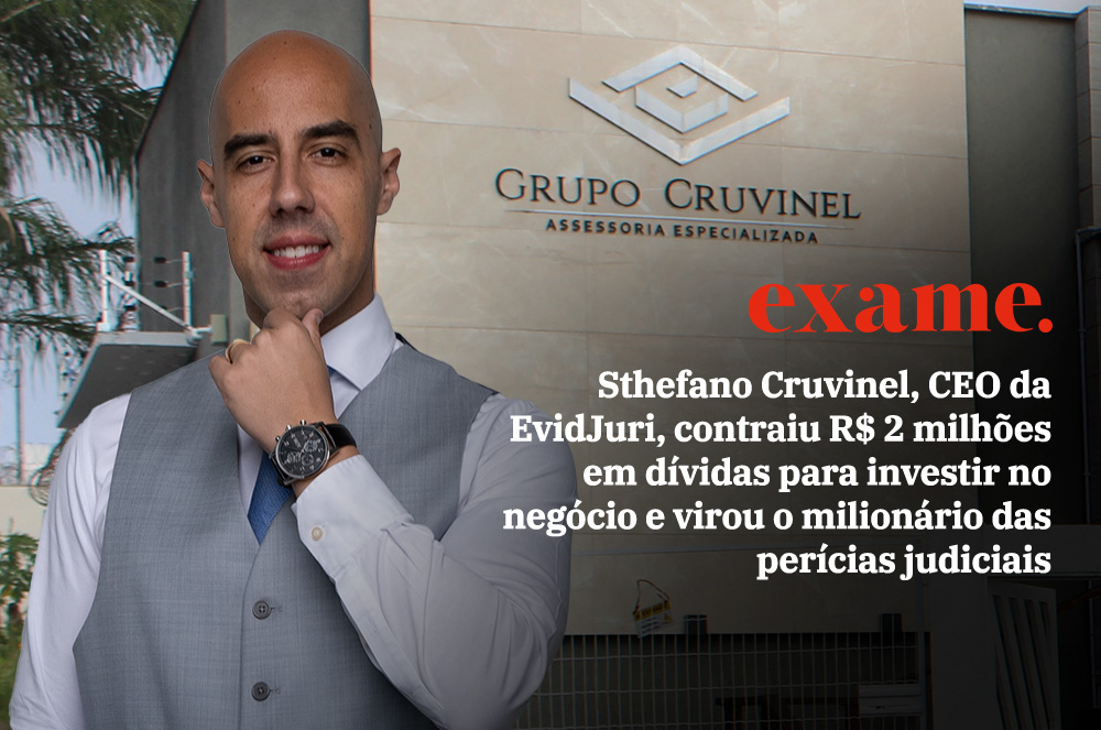 Sthefano Cruvinel, CEO da EvidJuri, Teve sua Trajetória Revelada pela Exame: Contraiu R$ 2 milhões em Dívidas Para Investir no Negócio e Virou o Milionário das Perícias Judiciais