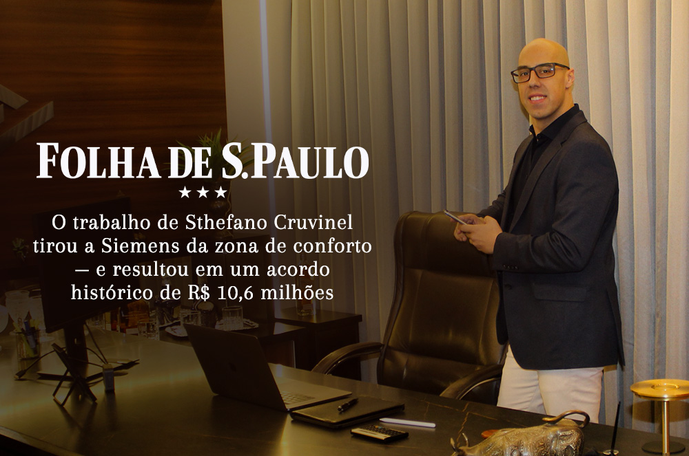 Do parecer ao impacto: Sthefano Cruvinel CEO da EvidJuri transformou um prejuízo invisível em um caso de R$ 50 milhões, em reportagem publicada na Folha de São Paulo